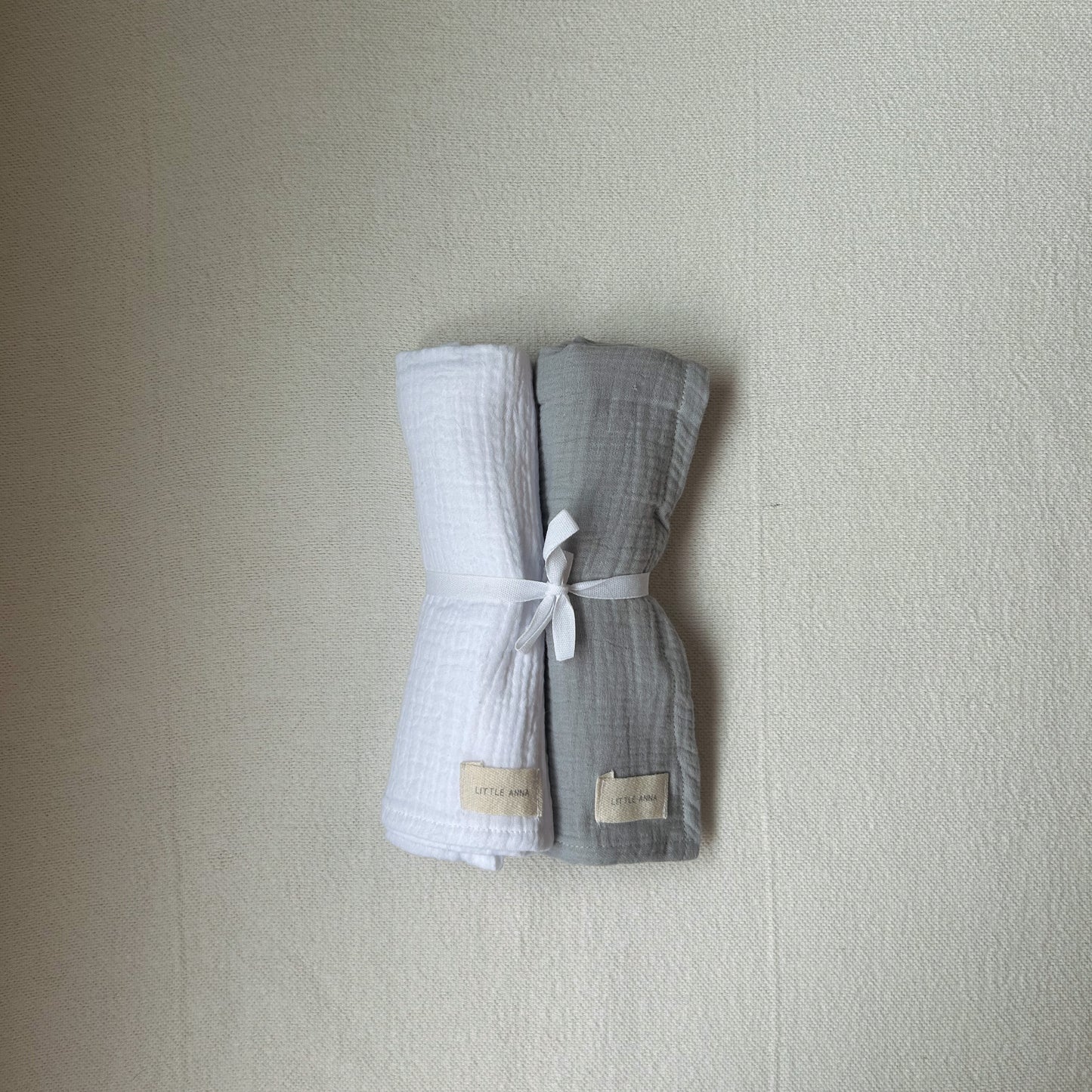 Pack Muselinas Blanco+Gris