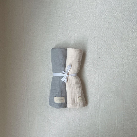 Pack Muselinas Crudo+Gris