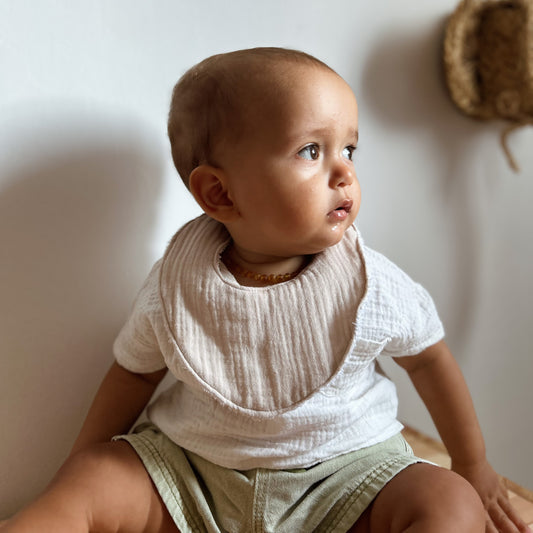 Babero Muselina Sand